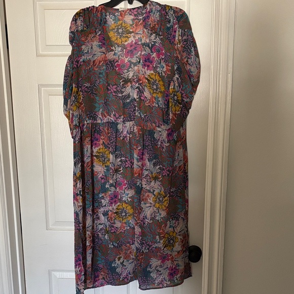 Anthropologie Floral Multicolor Dress - Picture 3 of 11